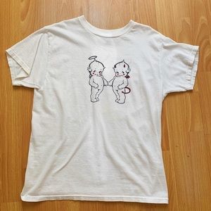Brandy Melville devil and angel baby shirt!
